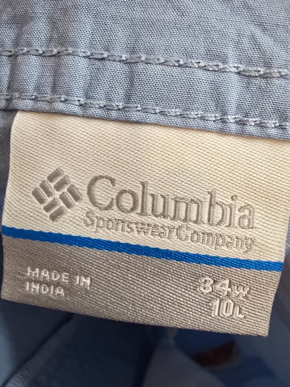 Columbia 10" Washed-Out Short - Ripple Blue - NWT - Picture 4 of 7
